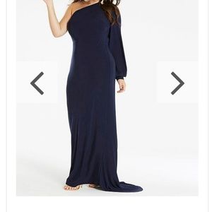 ☆Elegant one shoulder maxi dress☆